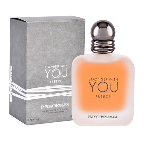 Stronger With You Freeze 100ml EDT Spray for Men by Armani