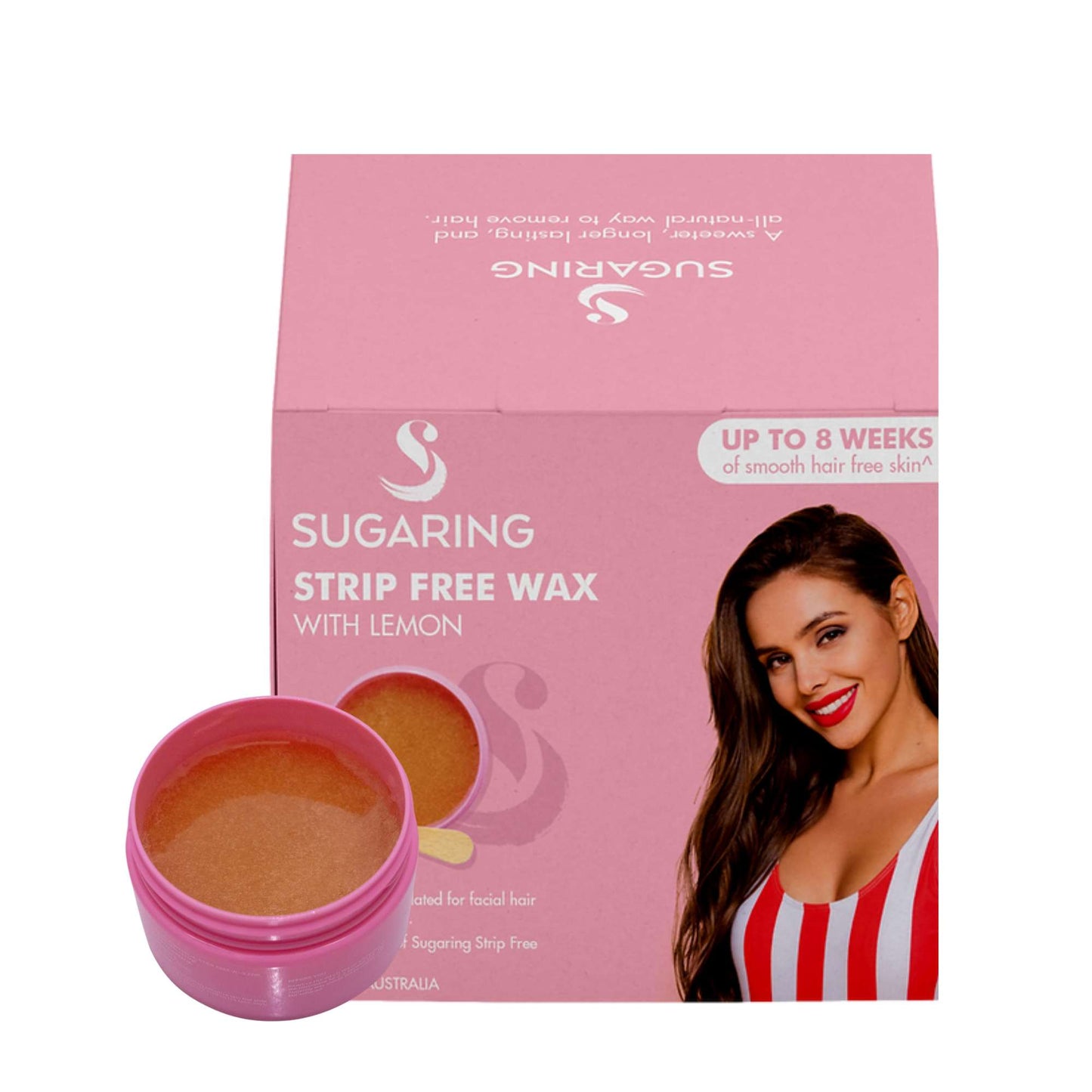 120g Sugaring Wax with Lemon- Strip Free - Home Hair Removal