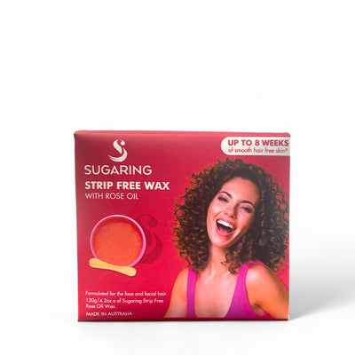 120g Sugaring Wax with Rose Oil - Strip Free - Home Hair Removal