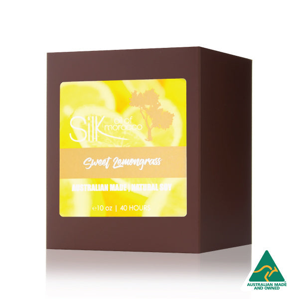 Sweet Lemongrass - Amber Natural Soy Candle