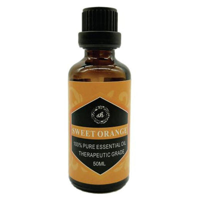 Sweet Orange Essential Oil 50ml Bottle - Aromatherapy
