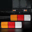 Giantz Pair 75 LED Tail Lights Stop Reverse Indicator 12V Ute Trailer Caravan Truck Boat