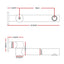 Cefito Bathroom Mixer Spout Wall Bath Tap Round Swivel Bathtub Black