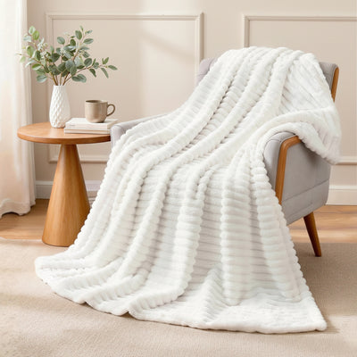 Giselle 203x230cm Throw Blanket Fleece Soft Lightweight Cozy Sofa Couch Bed Throw