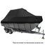 Seamanship Boat Cover 19-21ft Trailerable Jumbo Marine Grade Heavy Duty Black