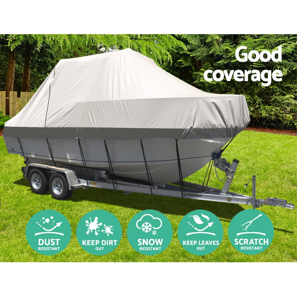 Seamanship 23-25ft Boat Cover Trailerable Jumbo 600D Marine Heavy Duty