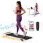 Everfit Treadmill Electric Walking Pad Incline Under Desk Home Gym 380mm White