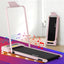 Everfit Treadmill Electric Walking Pad Incline Under Desk 380mm Pink