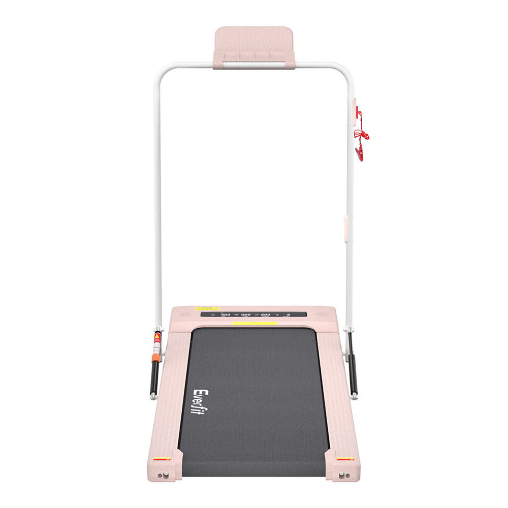 Everfit Treadmill Electric Walking Pad Under Desk Home Gym Fitness 400mm Pink