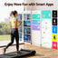 Everfit 2 in 1 Walking Pad Treadmill Dual-Sided Under Desk Treadmills with Foot Massage for Home Gym with App Control Black