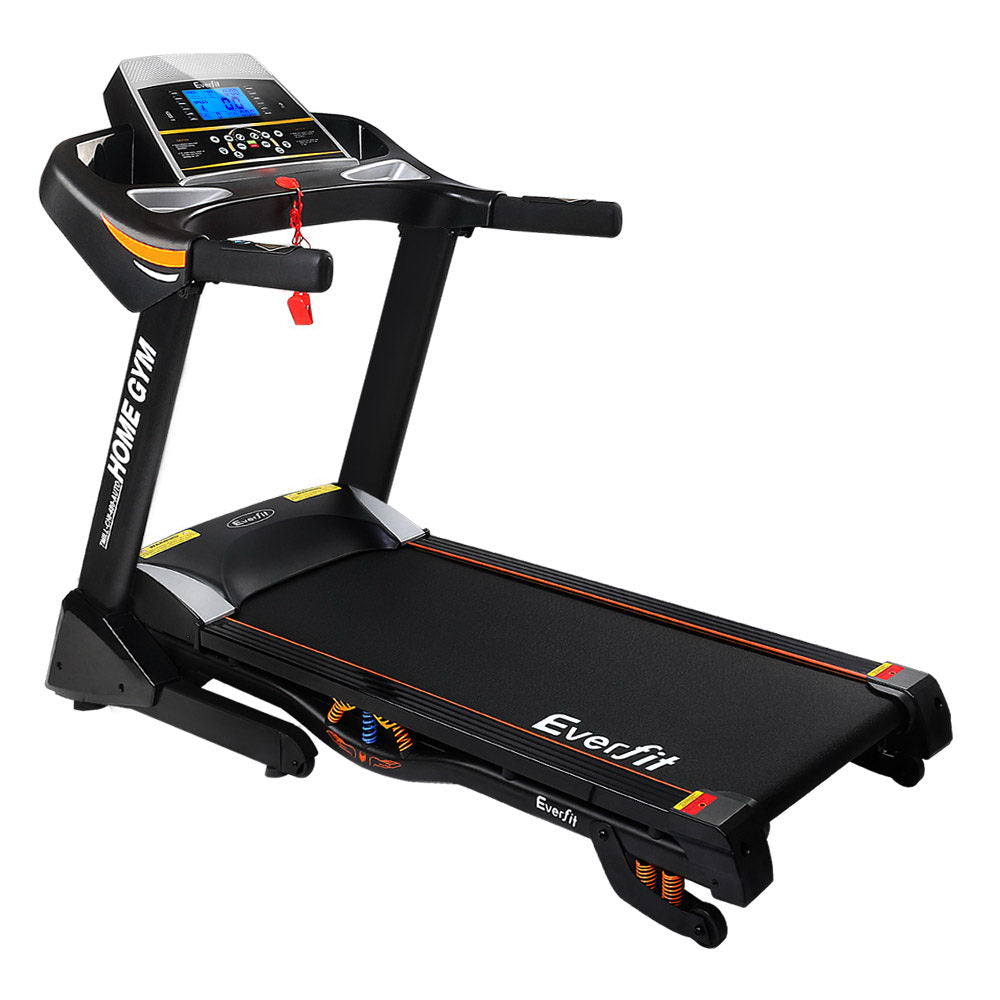 Everfit Electric Treadmill 48cm Incline Running Home Gym Fitness Machine Black Australia