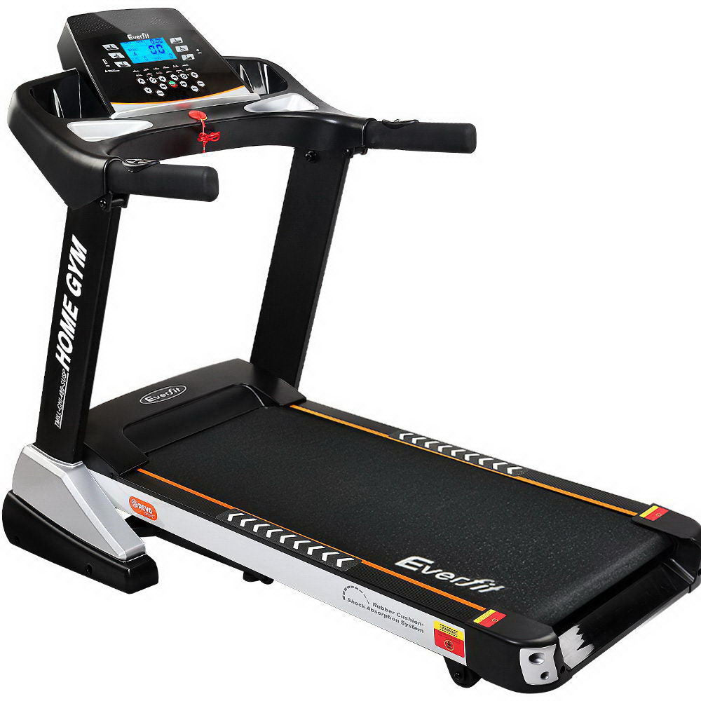 Everfit Electric Treadmill 48cm Incline Running Home Gym Fitness Machine Black Australia