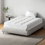 Giselle Bedding 1500GSM Bamboo Pillowtop Mattress Topper 10cm Thick Pad for Back Pain Relief, High Loft Cooling Underlay for Dorm & Guest Bed, 45cm Deep Pocket Double