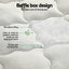 Giselle Bedding Pillowtop Mattress Topper 7.5cm Thick Bamboo Pad for Back Pain Relief Washable Skin-friendly Bed Protector with 45cm Deep Pocket Single