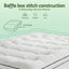 Giselle Bedding Double Mattress Topper 5cm Coral Fleece