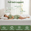 Giselle Bedding King Mattress Topper 5cm Coral Fleece