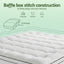 Giselle Bedding King Mattress Topper 5cm Coral Fleece