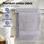 2 Pack Bath Sheets Set Cotton Extra Large Towel Grey