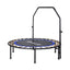 Everfit 48inch Round Trampoline Kids Exercise Fitness Adjustable Handrail Blue