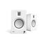 Kanto TUK 260W Powered Bookshelf Speakers with Headphone Out, USB Input, Dedicated Phono Pre-amp, Bluetooth - Pair, Matte White