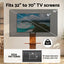 Artiss TV Stand 32-70" Wooden Tray Swivel Height Adjustable