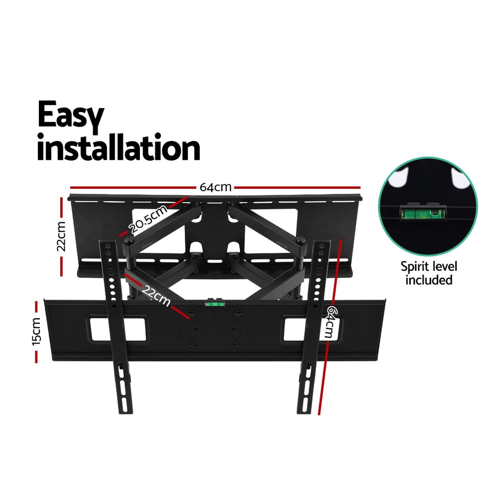 Artiss TV Wall Mount Bracket Tilt Swivel Full Motion Flat LED LCD 32 42 50 55 60 65 70 inch