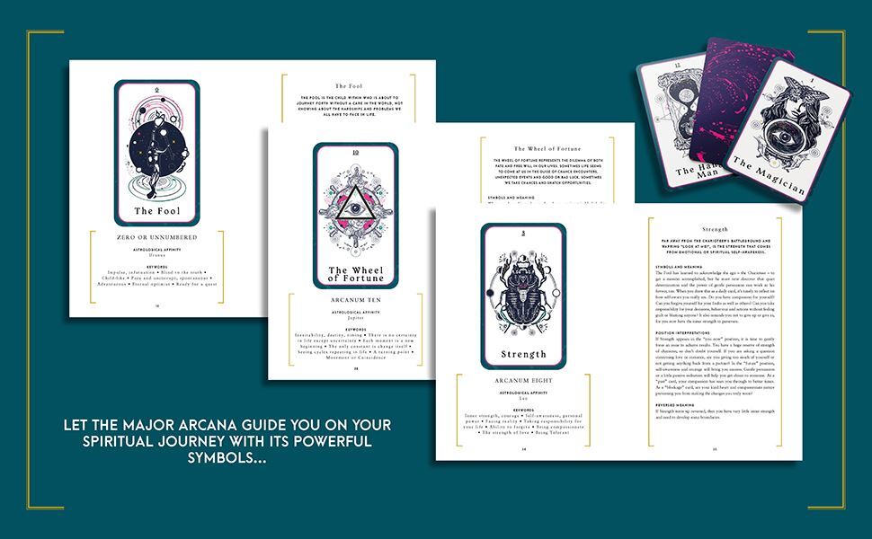 Tarot Book and Card Deck, The: Reconnect With You: A Comprehensive Introduction to the Tarot with an illustrated Tarot deck