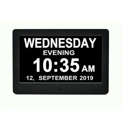 Tatibah 10.1 Inch Digital Calendar Clock Large Font for Elderly with Remote