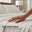Tatibah King Bamboo Viscose Bed Sheet Set Deep Fit 400 Thread Count - White