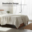 Tatibah King Bamboo Viscose Bed Sheet Set Deep Fit 400 Thread Count - White