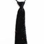 Teen Boys Kids Black Sequin Elastic Neck Tie