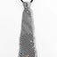 Teen Boys Kids White Silver Sequin Elastic Neck Tie