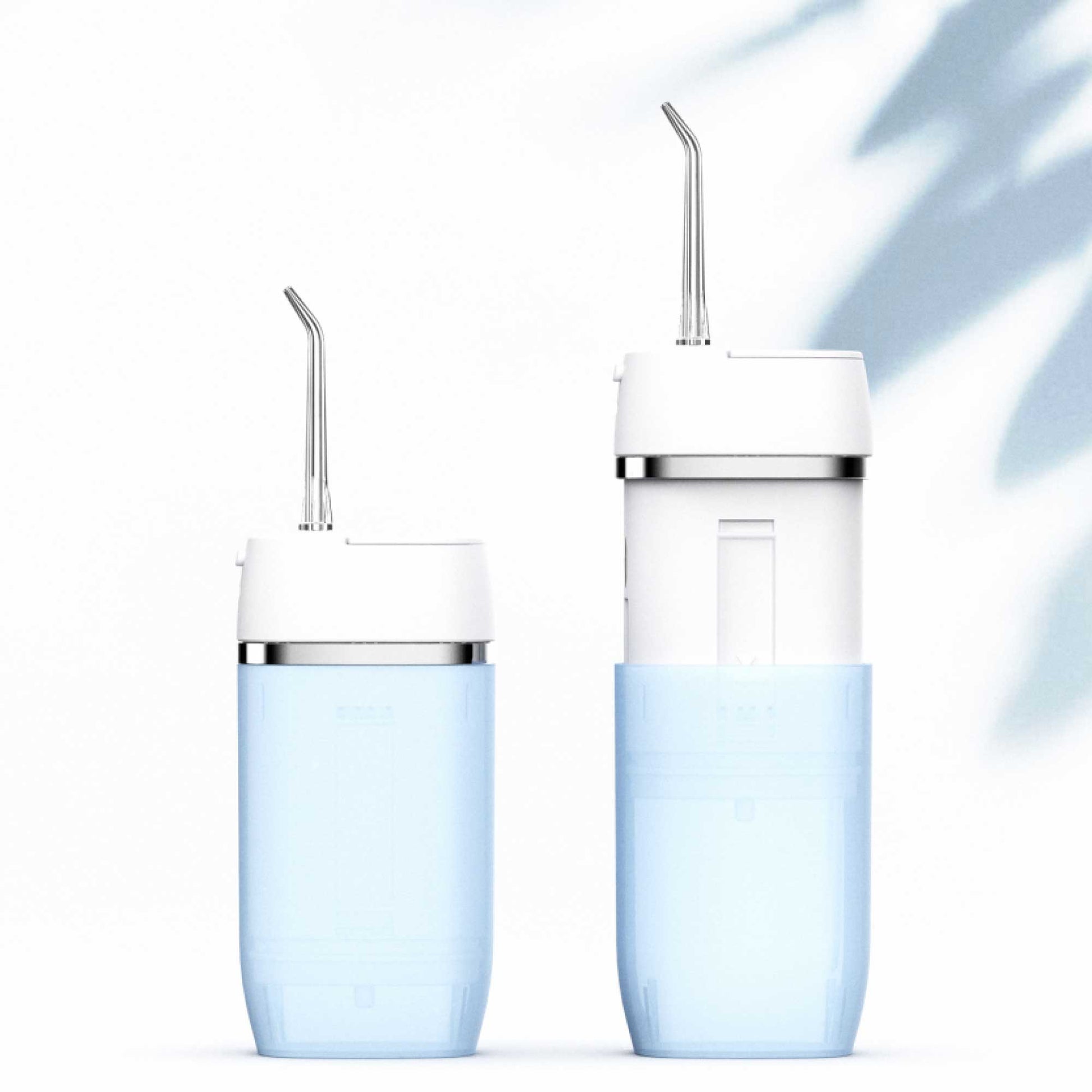 Teeth Water Flosser Cordless Portable Cleaner - Travel Oral Irrigator Mini Blue