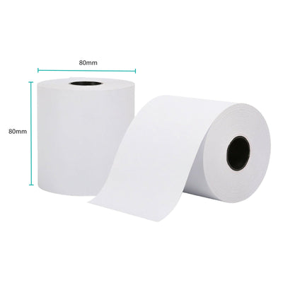 Thermal Paper Rolls 80x80mm - 47.5m Register EFTPOS POS Receipt Bulk