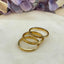 Three is better than one gold rings - size 7 – Tarnish Proof Jewellery