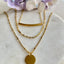 Three tiers of gold necklace – Tarnish Proof Jewellery