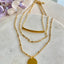 Three tiers of gold necklace – Tarnish Proof Jewellery