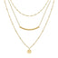 Three tiers of gold necklace – Tarnish Proof Jewellery