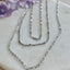 Three tiers of silver necklace – Tarnish Proof Jewellery
