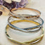 Time with bling bangle - gold – Tarnish Proof Jewellery