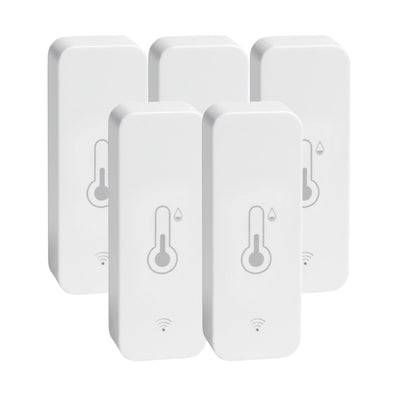 Tooleroo 5 x Smart Humidity Temperature Sensor Wi-fi Indoor Thermometer
