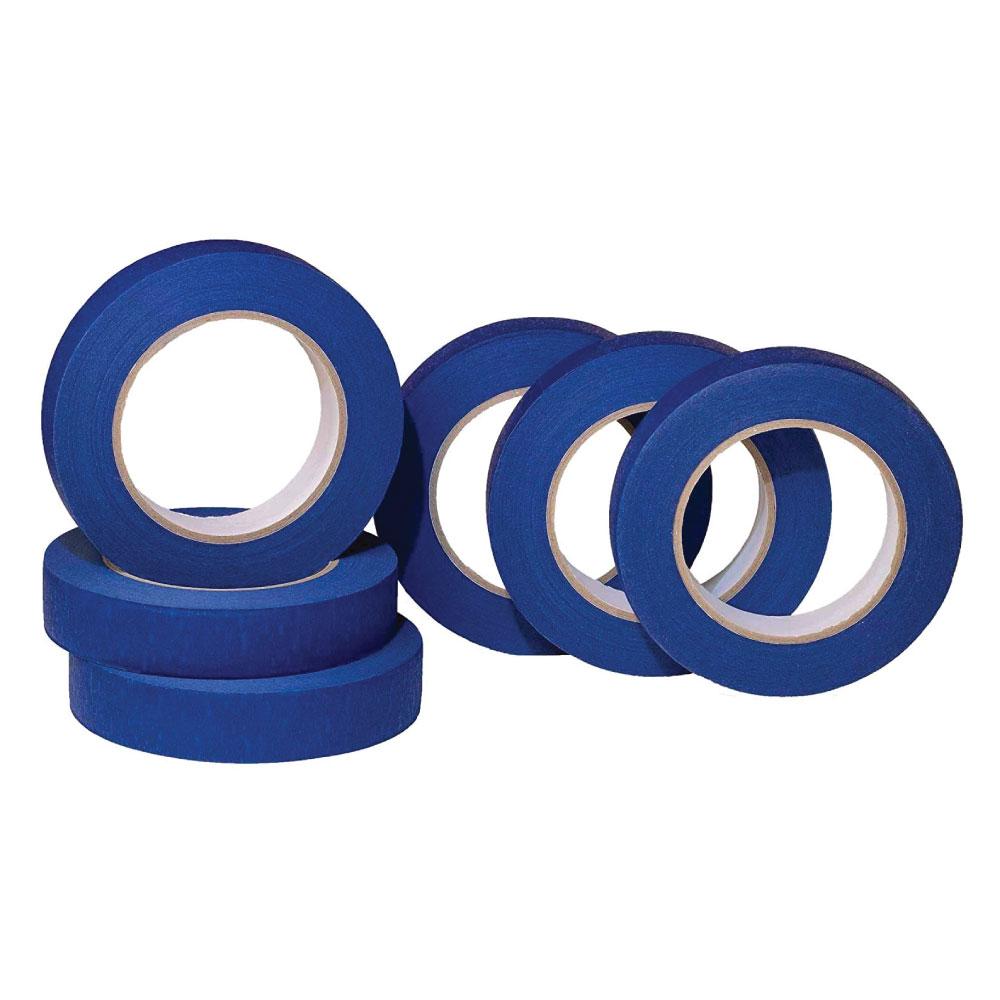 Tooleroo 6x Blue Masking Tape 24mmx50m UV Resistant Painters Tape