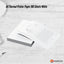Tooleroo A4 Thermal Printer Paper Sheets White - BPA Free Bulk