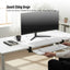 Tooleroo Computer Keyboard Tray Under Desk Clamp On Pull Out 65cm - White