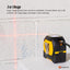 Tooleroo Digital Laser Tape Measure 5m Steel Tape 3-in-1 Measuring Tool