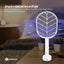 Tooleroo Electric Fly Swatter 2in1 Rechargeable Bug Mosquito Zapper Racket