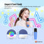 Tooleroo Mini Karaoke Machine 2 Wireless Mics Bluetooth Speaker Blue