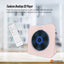 Tooleroo Portable CD Player Bluetooth FM Radio USB Rechargeable Pink