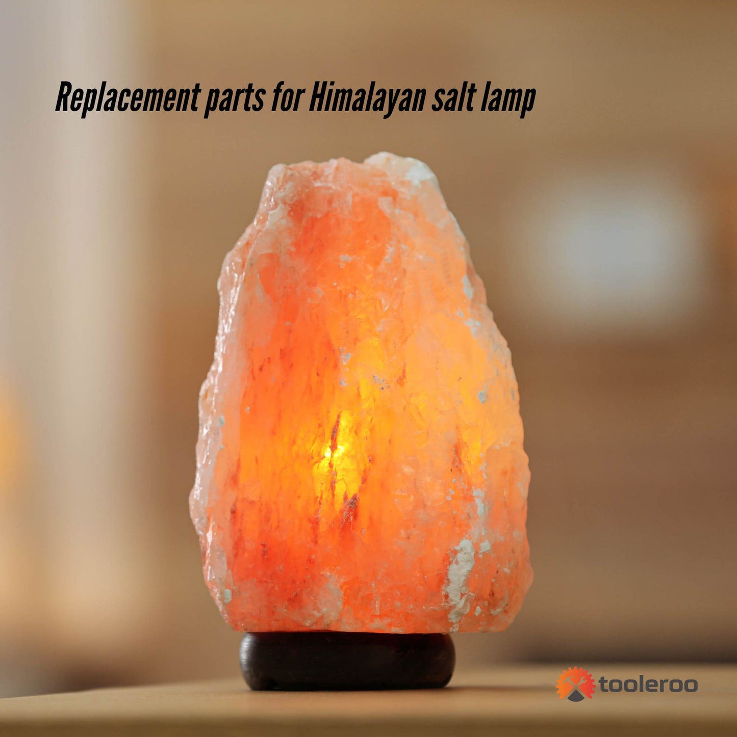 Tooleroo Salt Lamp Switch + E14 Bulb - Replacement Parts for Himalayan Lamp