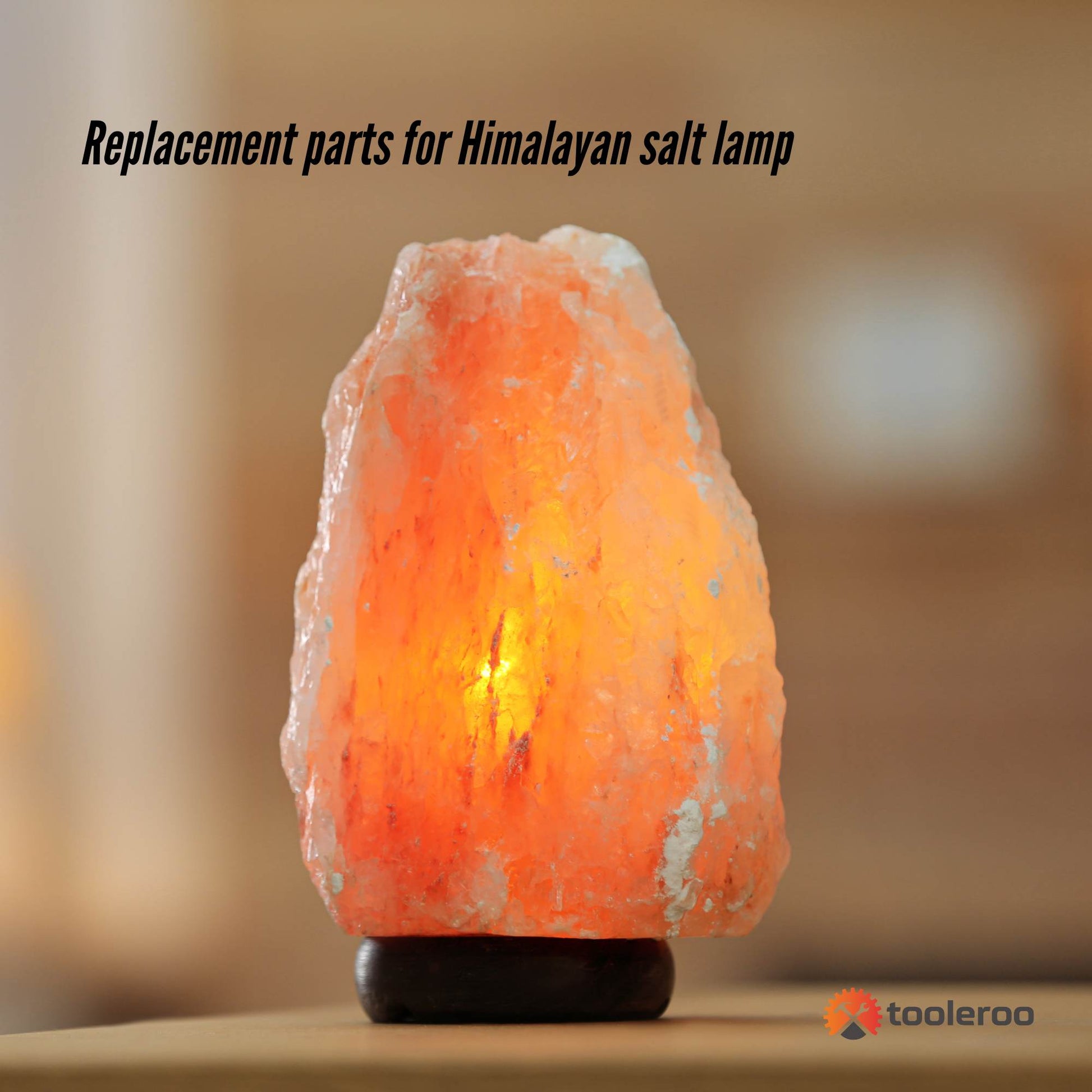 Tooleroo Salt Lamp Switch + E14 Bulb - Replacement Parts for Himalayan Lamp